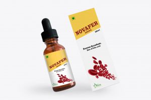 Novafer ferrous ascorbate & folic acid Drops